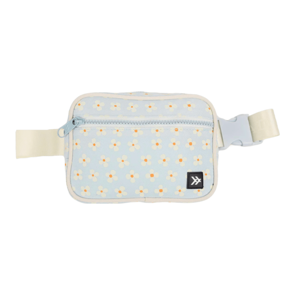 Blue Floral Luna Fanny Pack Thread